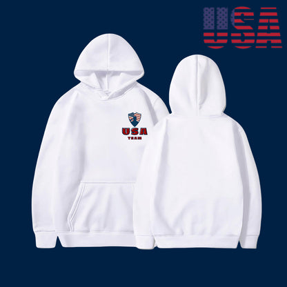 USA Print Men's Fleeced Hoodie