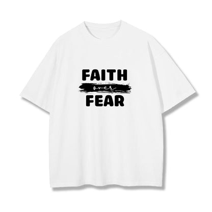 Faith Over Fear Men's Cotton T-shirt 230g