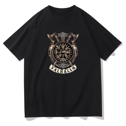 Norse Mythology Valhalla Warrior's Crest Tee