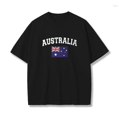 Australia Men's Streetwear Short Sleeve T-Shirts