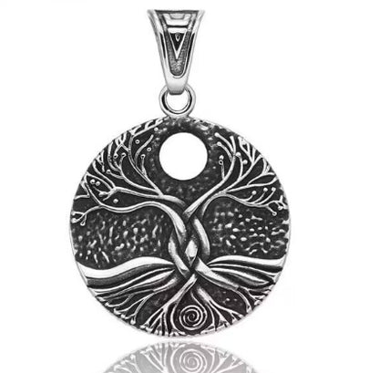 Tree of Life Yggdrasil Norse Mythology Men's Necklace