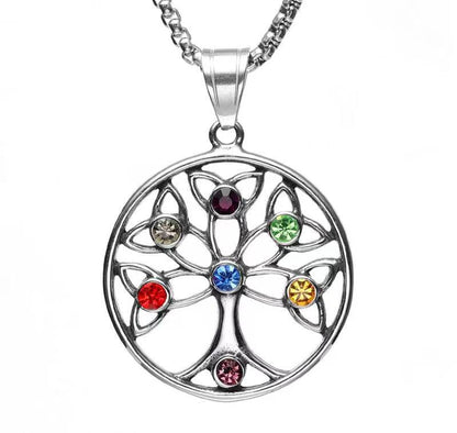 Tree of Life Yggdrasil Norse Mythology Men's Necklace