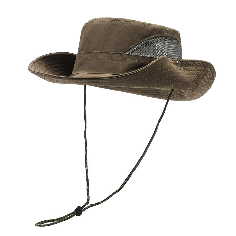 Wide Brim Bucket Hat Outdoor Sunshade Hat