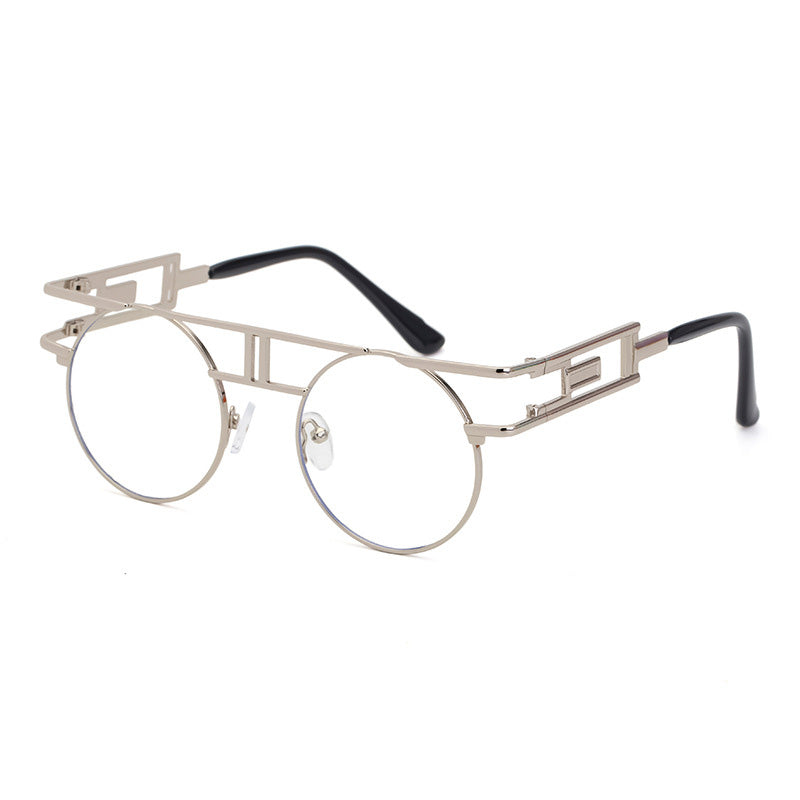 Cycling Round Frame Steampunk Men's Sunglasses