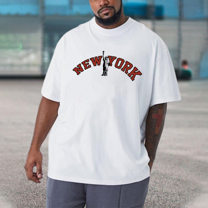 New York Men's Fashion Streetwear T-shirt Big & Tall