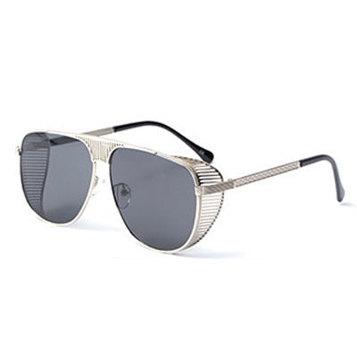 Metal Cutout Men's Sunglasses