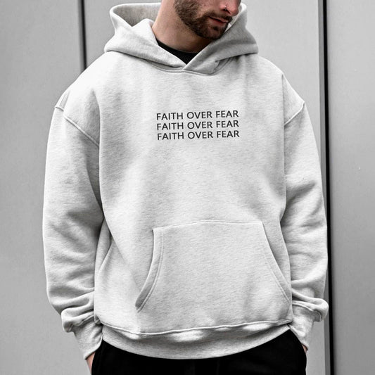 FAITH OVER FEAR Men's Hoodie