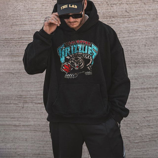 Memphis Grizzlies Men's Black Hooded Sweatshirt