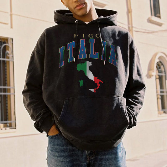 Italia Football Men's Fleece Hoodie