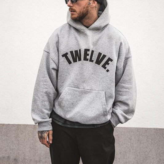 Twelve Graphic Print Casual Men's Sweatshirt