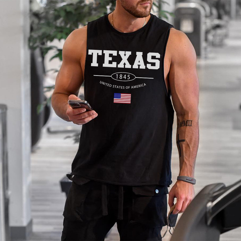 Texas 1845 Men's Street Tank Top-B