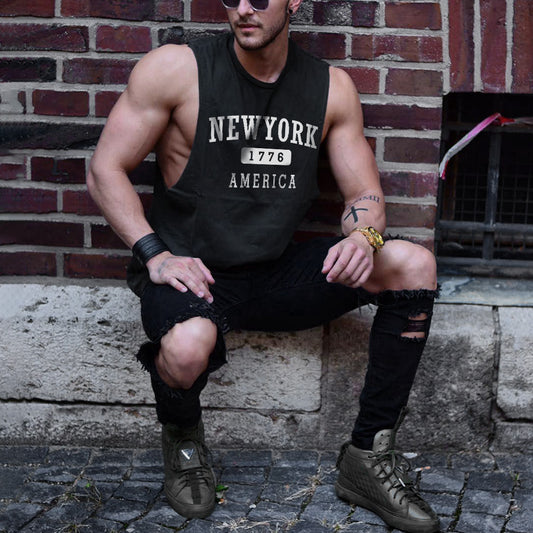 New York 1776 Men's Street Tank Top-B