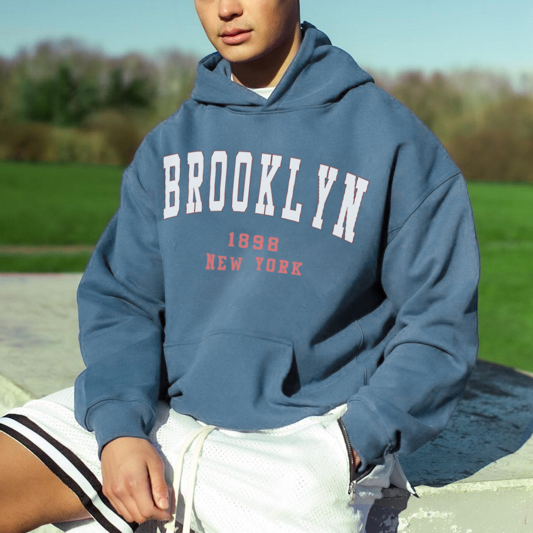 Brooklyn 1989 New York Men's Fleece Hoodie 320g