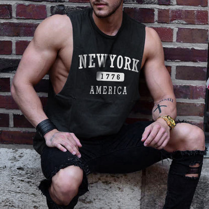 New York 1776 Men's Street Tank Top-B