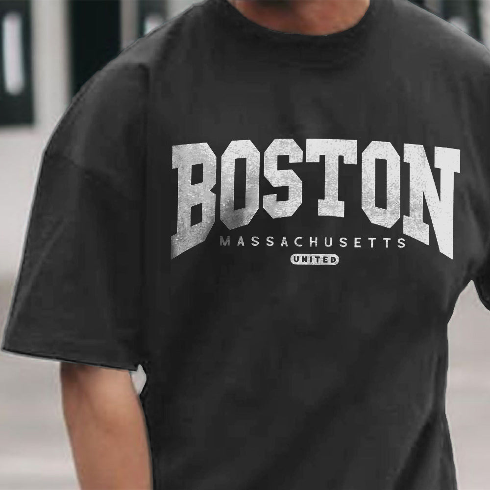 Boston Print Men's T-Shirt