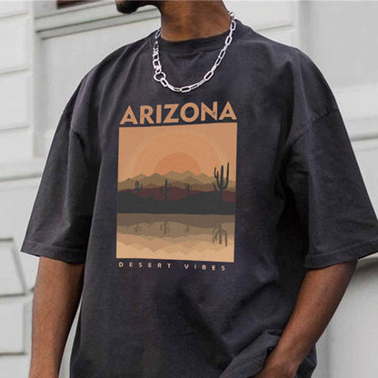 Arizona Graphic Print Casual Men's T-Shirt