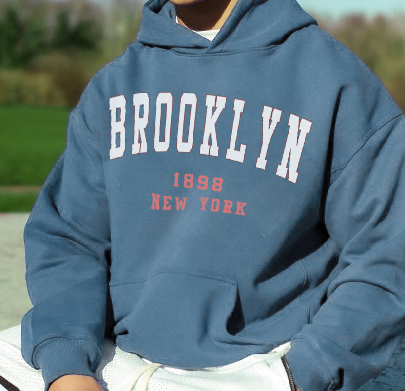 Brooklyn 1989 New York Men's Fleece Hoodie 320g