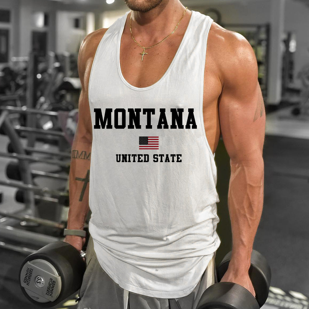 Montana Men's Street Casual Tank Top-A