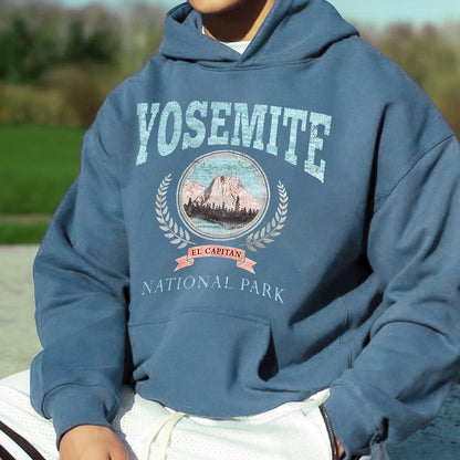 YOSEMITE Men's Fashion Fleeced Hoodie 320g