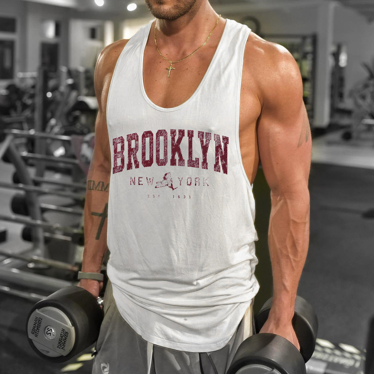 Brooklyn New York Men's Tank Top-A