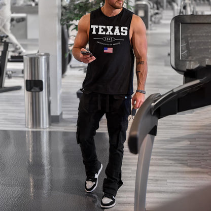 Texas 1845 Men's Street Tank Top-B