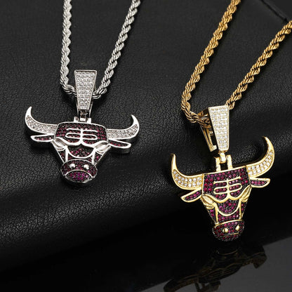 Hip Hop Pendant Personality Fans Personality Men's Necklace