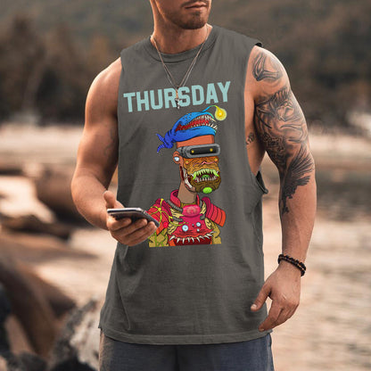 Thursday NFT Graphic Print Men's Tank Top