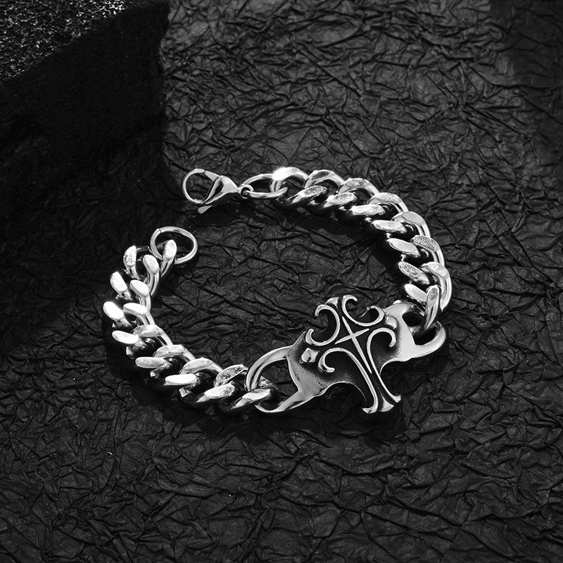 Cross Retro Punk Hip Hop Men's Personality Trend Jewelry