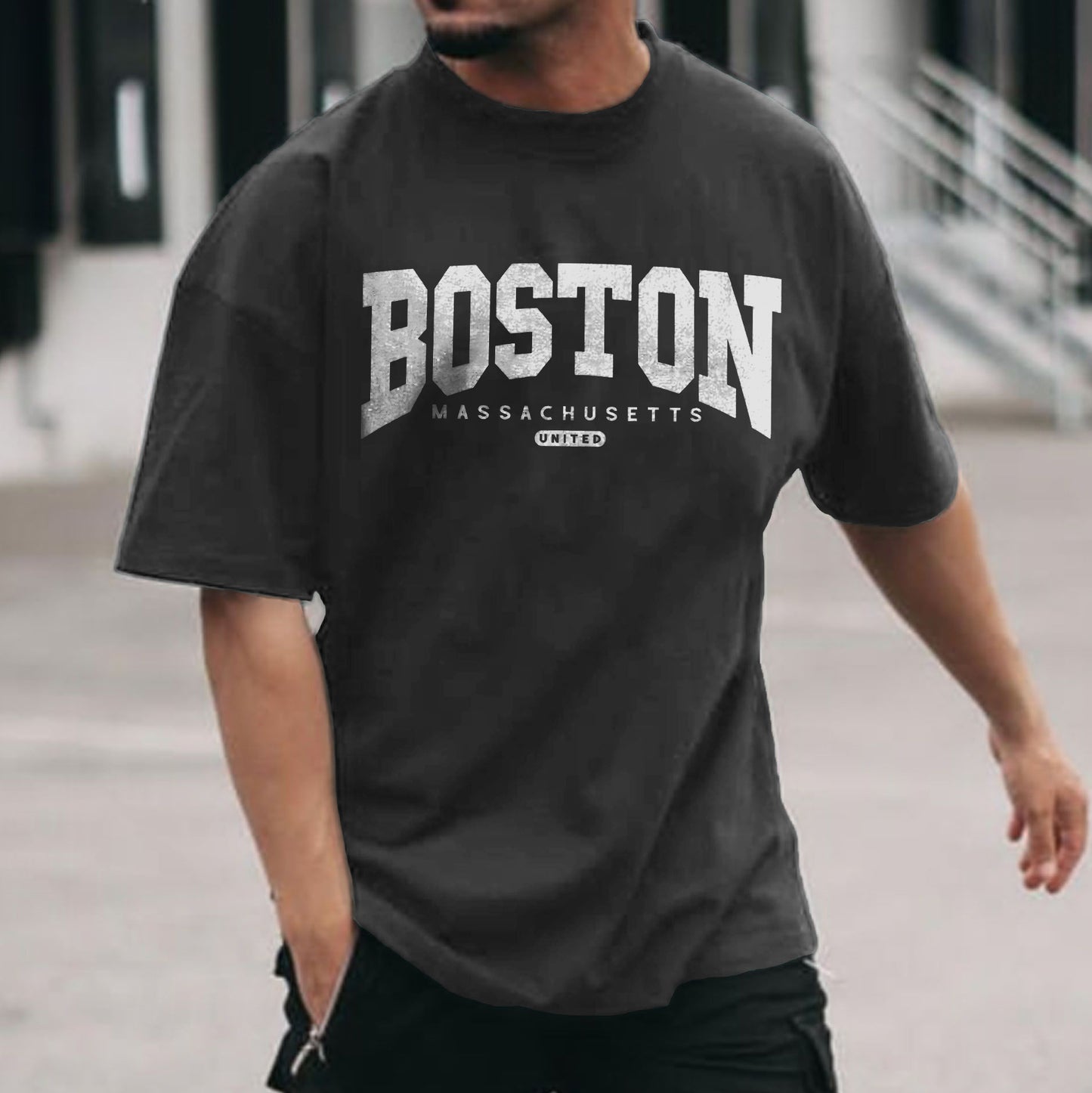 Boston Print Men's T-Shirt