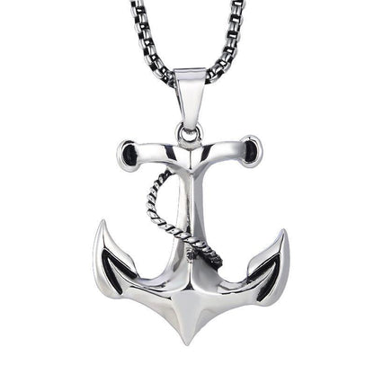 Pirate Rope Anchor Pendant Punk Trendy Necklace