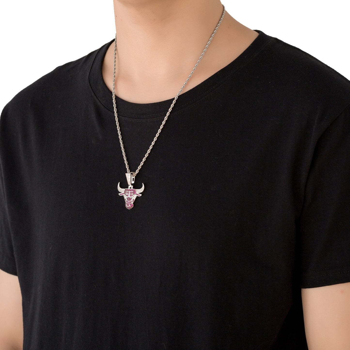 Hip Hop Pendant Personality Fans Personality Men's Necklace