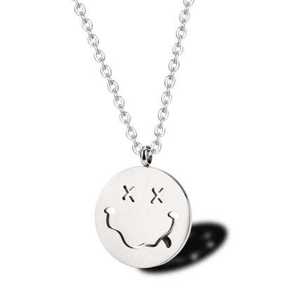 Smiley Men's Hip Hop Punk Trendy Necklace