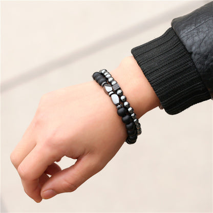 Bracelet Microset Zircon Dice Two Piece Bracelet