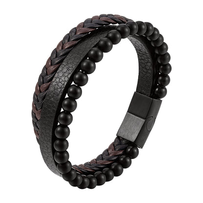 Leather Braided Men's Personality Trend Jewelry