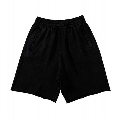 Kanye Style Vintage Streetwear Cotton Shorts Unisex