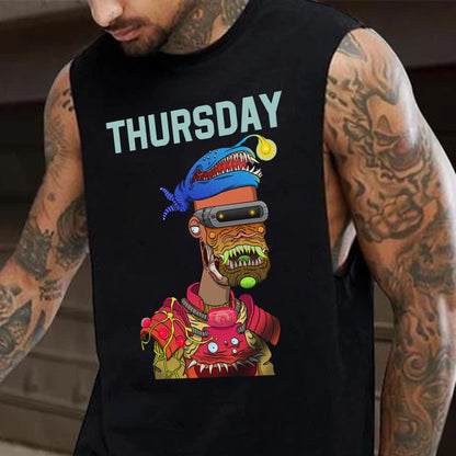 Thursday NFT Graphic Print Men's Tank Top