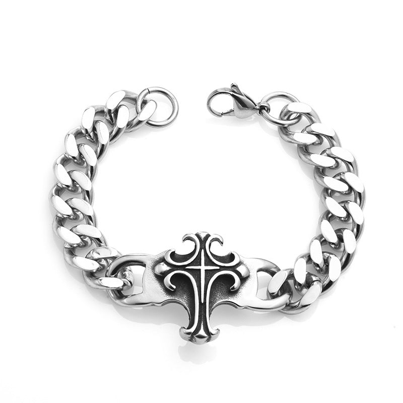 Cross Retro Punk Hip Hop Men's Personality Trend Jewelry