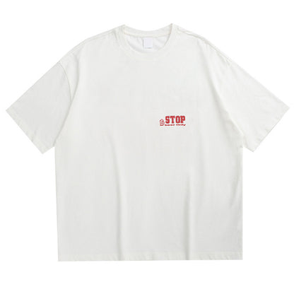 Don't Stop Letter Print Men's T-Shirt