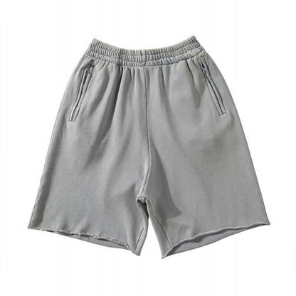 Kanye Style Vintage Streetwear Cotton Shorts Unisex