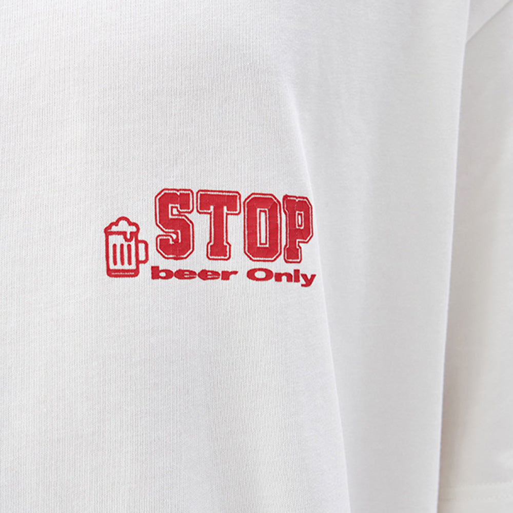 Don't Stop Letter Print Men's T-Shirt